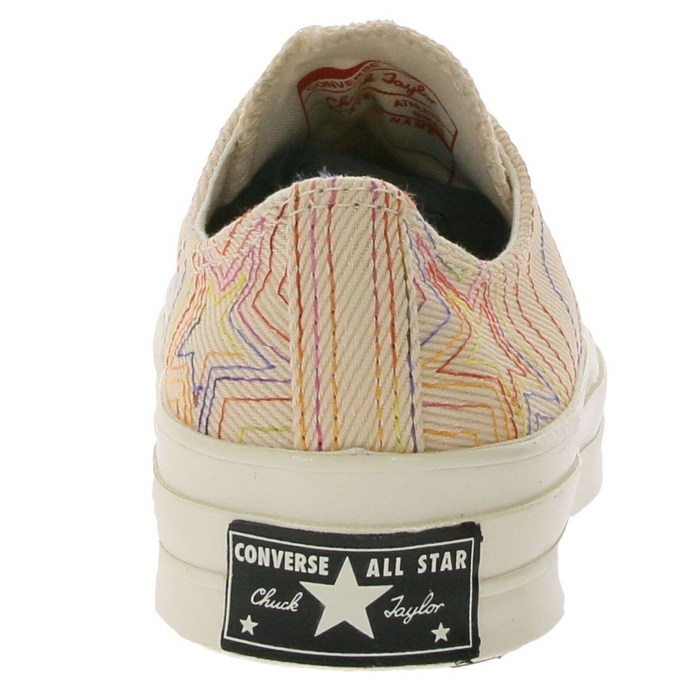 Converse Chuck Taylor All Star 70 Low Top Stars Beige Women's Shoes Size 9.5 - Picture 5 of 9